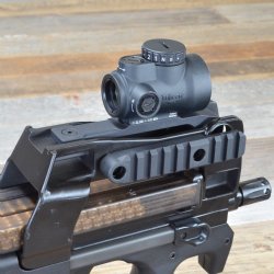 HB INDUSTRIES FN P90/PS90 LOW PROFILE OPTIC MOUNT, TRIJICON MRO