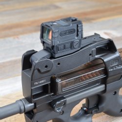 HB INDUSTRIES FN P90/PS90 LOW PROFILE OPTIC MOUNT, HOLOSUN AEMS