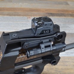 HB INDUSTRIES FN P90/PS90 LOW PROFILE OPTIC MOUNT, AIMPOINT ACRO, STEINER MPS
