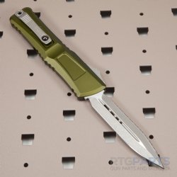 MICROTECH COMBAT TROODON GEN III D/E OTF AUTOMATIC KNIFE, OD GREEN, 4 INCH, APOCALYPTIC, P/S, 1142-12APOD