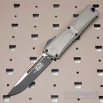 MICROTECH COMBAT TROODON GEN III S/E OTF AUTOMATIC KNIFE, NATURAL CLEAR, 4 INCH, 1143-1NC