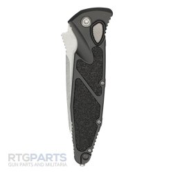 MICROTECH SOCOM ELITE AUTO KNIFE, S/E, BLACK, 4 INCH, STONEWASH, 161A-10