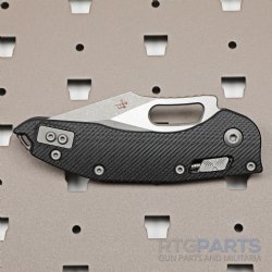 MICROTECH STITCH, S/E, RAM-LOK, BLACK, FLUTED G10, 3.7 INCH, APOCALYPTIC, 169RL-10APFLGTBK