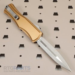 MICROTECH HERA II D/E OTF AUTOMATIC KNIFE, TAN, 4 INCH, APOCALYPTIC, 1702-10APTA