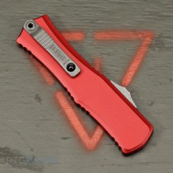 MICROTECH HERA II MINI D/E OTF, AUTOMATIC KNIFE, RED, 3 INCH, APOCALYPTIC, 1702M-10APRD