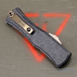 MICROTECH HERA II MINI SIGNATURE SERIES, D/E OTF, DAMASCUS, CLAW BURST DEEP ENGRAVED, 3 INCH, 1702M-16CBS