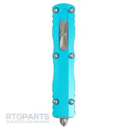 MICROTECH DIRAC D/E OTF AUTOMATIC KNIFE, TURQUOISE, 2.9 INCH, STONEWASH, 225-10TQ