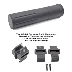 GG&G BERETTA 1301 GEN 3 REPLACEMENT MAGAZINE TUBE COVER WITH M-LOK BARREL CLAMP