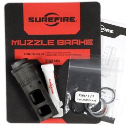 SUREFIRE SOCOM MUZZLE BRAKE FOR 7.62MM, THREAD 5/8X24