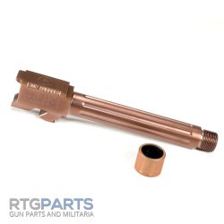 CMC TRIGGERS GLOCK DROP-IN THREADED BARREL, BRONZE FINISH FOR GLOCK 17 GEN 3 AND 4