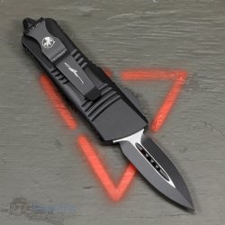 MICROTECH MINI TROODON , D/E, OTF, AUTOMATIC KNIFE, CARBON FIBER, 2 INCH, TACTICAL, 238-1CFS