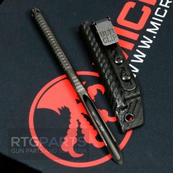 MICROTECH TAC-P TACTICAL SPIKE PENETRATOR, KUBATON TOOL, DLC W/ SHEATH, 7.75", 122-1DLCTS