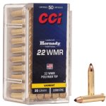 CCI 22WMR 30GR POLYMER TIP, 50RD/BOX