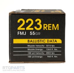 200RD RANGE PACK AMMO INC M193 223 REMINGTON 55 GRAIN FMJ