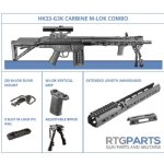 HK33 G3K CARBINE M-LOK HANDGUARD COMBO