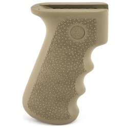 HOGUE AK47/74 OVERMOLDED RIFLE GRIP, RUBBER, FDE