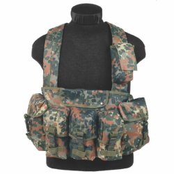 MIL-TEC FLECTARN CAMO 6-POCKET COMBAT VEST