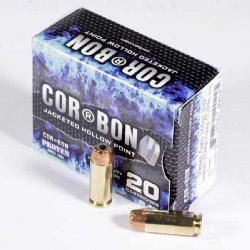 CORBON SELF DEFENSE 10MM 165GR JACKETED HOLLOW POINT, 20RD BOX