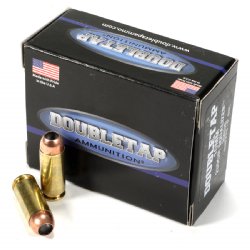 DOUBLETAP AMMUNITION 10MM EQUALIZER 230GR DUAL PROJECTILE, 135GR JHP & 95GR BALL, 20RD BOX