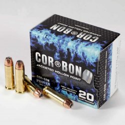 CORBON SELF DEFENSE 38 SPECIAL +P 125GR JHP, 20RD BOX 