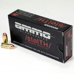 AMMO INC STELTH 45ACP 230GR TMC, SUB SONIC, 50RD BOX