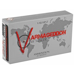 NOSLER VARMAGEDDON 6.5 CREEDMOOR, 90GR FLAT BASE TIPPED @ 3300FPS, 20RD/BOX