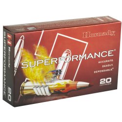 HORNADY SUPERFORMANCE 7MM REM MAG 162GR SST, 20RD/BOX