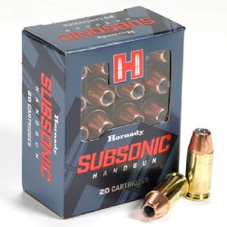 HORNADY SUBSONIC .45ACP 230GR XTP JHP, 20RD BOX