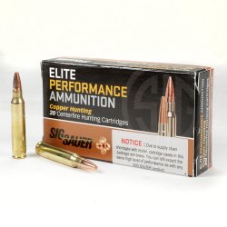 SIG SAUER 223 REM 60GR HUNTER HT, 20RD BOX