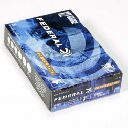FEDERAL POWERSHOK 12GA 3" #4 BUCK, 5/BOX