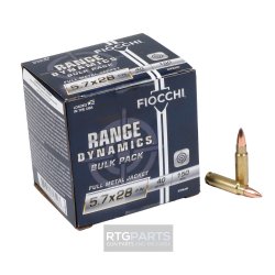 FIOCCHI RANGE DYNAMICS 5.7X28 40GR FMJ, 150RD BULK BOX