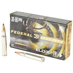 FEDERAL 30-06 ELD-X 178GR, 20RD/BOX