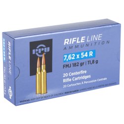 PRVI PARTIZAN 7.62X54R 182GR FMJ, 20RD BOX