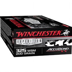 WINCHESTER EXPEDITION BIG GAME 325 WSM 200GR ACCUBOND CT, 20RD/BOX