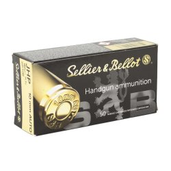 S&B 10MM 180GR JACKETED HOLLOW POINT, 50RD/BOX