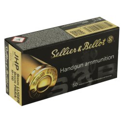 S&B 9MM 115GR JHP, 50RD BOX