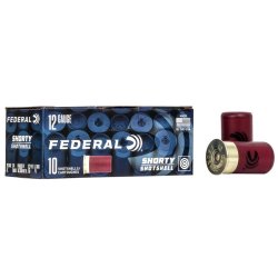 FEDERAL SHORTY SHELLS 12GA 1.75" 15/16 OZ #4 BUCKSHOT, 10/BOX