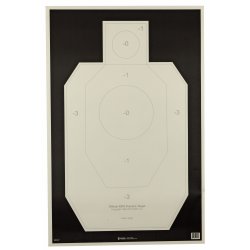 100-PACK OF IDPA OFFICIAL PRACTICE TARGETS, 23x35", ACTION TARGET