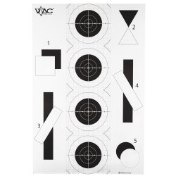 100-PACK OF VTAC-P, VIKING TACTICS DOUBLE SIDED ADVANCED TRAINING TARGET, 23x35", ACTION TARGET