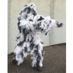 SNOW CAMO FR 4-PIECE GHILLIE SUIT, SIZE XL/XXL