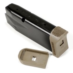 CANIK METE MC9 9MM 12RD MAGAZINE NEW, FINGER REST & FLUSH BASEPLATES, FDE