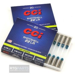 CCI Ammunition, Shotshell 22LR, 31 Grain, Shotshell #12, 20 Round Box ...