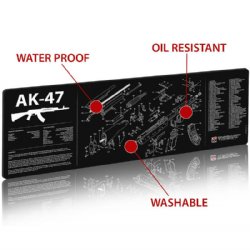 AK47 CLEANING & REPAIR MAT BY TEKMAT, 12x36 INCH