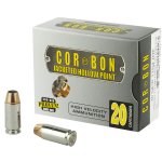 CORBON SELF DEFENSE .40SW 135GR JHP, 20RD BOX