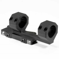 AMERICAN DEFENSE AD-DELTA-C-30-STD 30MM SCOPE MOUNT, BLACK, PERFECT FOR FNH SCAR