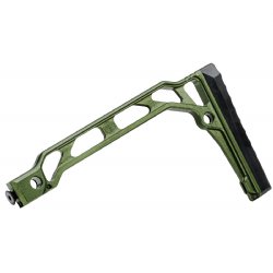 JMAC CUSTOMS SS-8RP FOR 4.5MM FOLDING AK WITH RUBBER BUTTPAD, GREEN