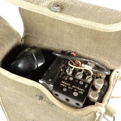 U.S. EE-8 FIELD PHONE WITH OD GREEN CASE