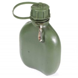 FINNISH 0.65 LITER CANTEEN WITH MOLDED FINNISH DEFENSE FORCE SYMBOL