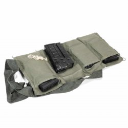 USGI 4-CELL BANDOLIER, NOS, HOLDS STRIPPER CLIPS OR AR/M14 MAGS