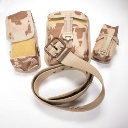 CZECH DESERT CAMO BELT & POUCH SET